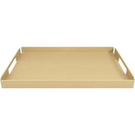 Aloop X medium bakke, 28x40,5 cm, børstet guld