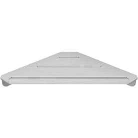 Aloop Y brusehylde, mat aluminium