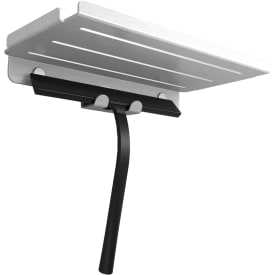 Aloop Y brusehylde med bruseskraber, mat aluminium