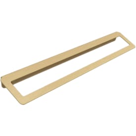 Aloop X håndklædestang, 39,5 cm, børstet guld