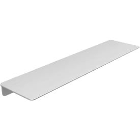 Aloop X hylde, 99,5x15 cm, mat aluminium