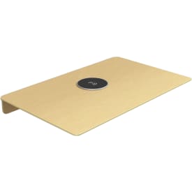 Aloop X hylde med trådløs opladning, 39,5x25 cm, børstet guld