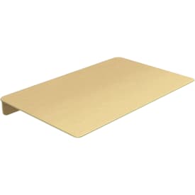 Aloop Y hylde, 39,5x25 cm, børstet guld