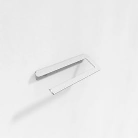 Aloop X køkkenrulleholder, venstre, mat aluminium