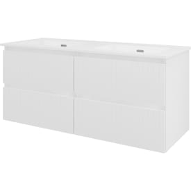 Sanibell Proline möbelpaket, 121x46,8 cm, matt vit