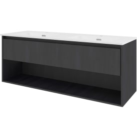 Sanibell Proline møbelpakke, 141x46,8 cm, sort eik