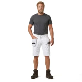 Kansas Evolve Craftsmen håndværkershorts Full stretch, Hvid, C66