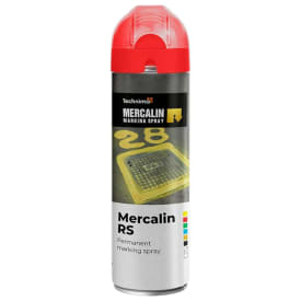 Mercalin RS mærkespray 500 ml, rød
