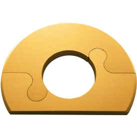 Alu Fit rosett, 22 mm, borstad mässing
