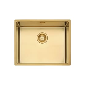 Contura Sharp 500 køkkenvask, 54x44 cm, guld