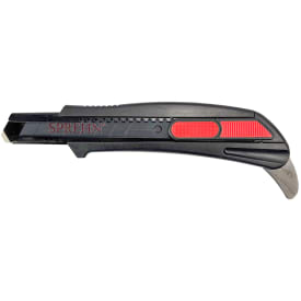 Sprehn bræk af-kniv med skydelås og tæppehage, 18 mm