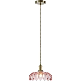 Markslöjd Kurage pendel, rosa