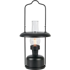 Markslöjd Fanos genopladelig bordlampe, sort