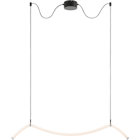 Markslöjd Melt pendel led hvid/sort