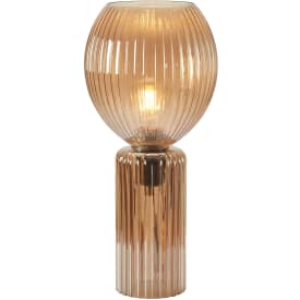 Markslöjd Toulipa bordlampe 1l amber