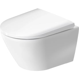 Duravit D-Neo væghængt toilet, uden skyllekant, hvid