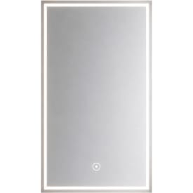 Cassøe Luca spejl med lys, dæmpbar, touch, 60x80 cm