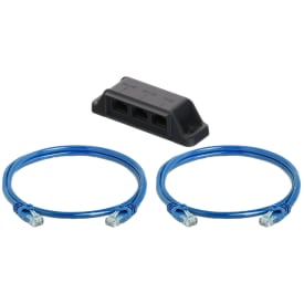 Waterguard+ Cat.6 kabelsett, 2xRJ45, 60 cm x 2, for 2 ventiler