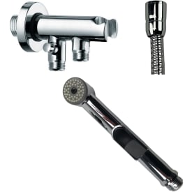 K. Neerskov bidetbruser, med stopventil, krom