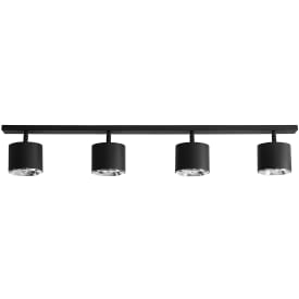Aldex Bot taklampe, 4xGu10, 10 W, sort
