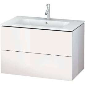 Duravit L-Cube tvättställsunderskåp, 82x48 cm, vit högglans