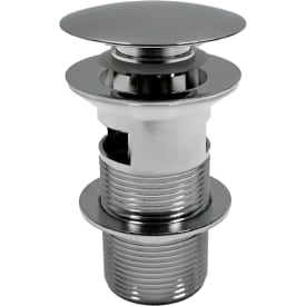 Svedbergs bottenventil, push-open, krom