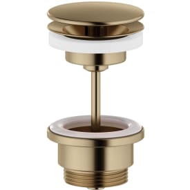 Damixa bundventil, tvangsåben, børstet bronze