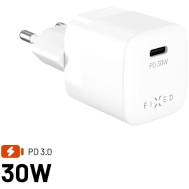 Fixed adapter USB-C PD, 30W, vit