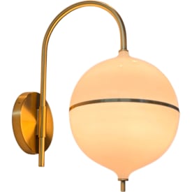Rebello Decor Eternal Moonlight væglampe, messing, Ø32 cm