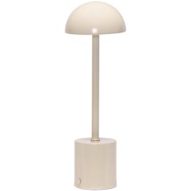 Hübsch Taten uppladdningsbar bordslampa, sand