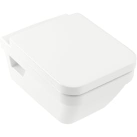 Villeroy & Boch Architectura toalettpakke, med sete, uten skyllekant, 37x53 cm, hvit
