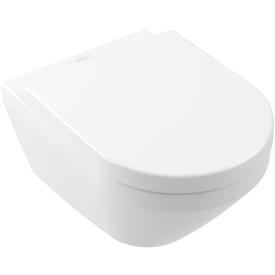 Villeroy & Boch Architectura toalettpakke, uten skyllekant, CeramicPlus, hvit