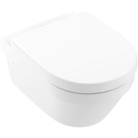 Villeroy & Boch Architectura toalettpakke, med sete, uten skyllekant, hvit