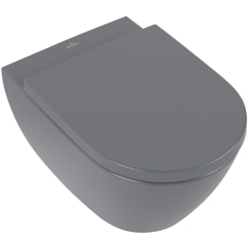 Villeroy & Boch Subway 2.0 vegghengt toalett, CeramicPlus, 370x560 mm, grafitt matt
