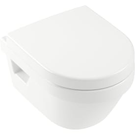 Villeroy & Boch Architectura toalettpakke, uten skyllekant, CeramicPlus, hvit
