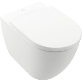 Villeroy & Boch Subway 3.0 gulvstående toalett, uten skyllekant, med AntiBac og CeramicPlus, hvit
