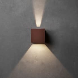 Lumenlight Toscana vägglampa utomhus, 2x10W, koppar