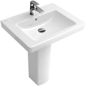 Villeroy & Boch Subway 2.0 vegghengt servant, overløp, 55x44 cm, hvit