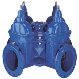 AVK DN250 kombikrydsventil m/DN100 udtag, 4-vejs, PN10, EPDM