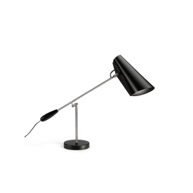 Northern Birdy bordlampe, sort/stål