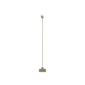 Northern Snowball genopladelig gulvlampe, gråbeige