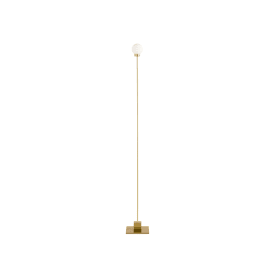Northern Snowball gulvlampe, messing