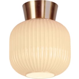 Aneta Lighting Vanja taklampa, mässing/beige