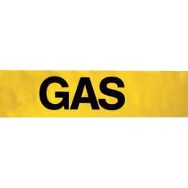 Markeringsbånd, gul, GAS, 100 x 0,1 mm, 500 m