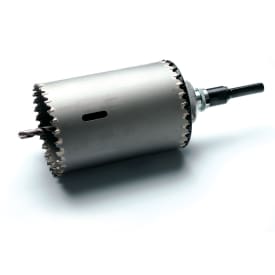Baier Core-bit / Japan drill, Ø 130 x 140 mm - enkel skjærekant