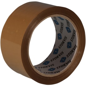 Pakketape, brun - 50mm x 66M