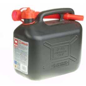 Benzindunk i plast, sort, 5Liter