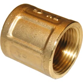 Messing muffe, 3/8"