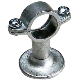 Klammer med veggflens, sink, 1/2"