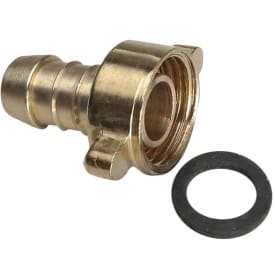 Slangeforskruning 1/2", messing